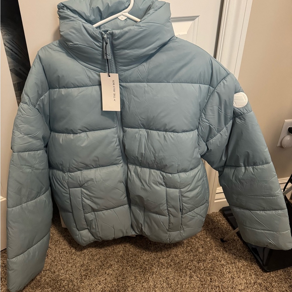 Noize Sky Blue Women’s Puffer Jacket